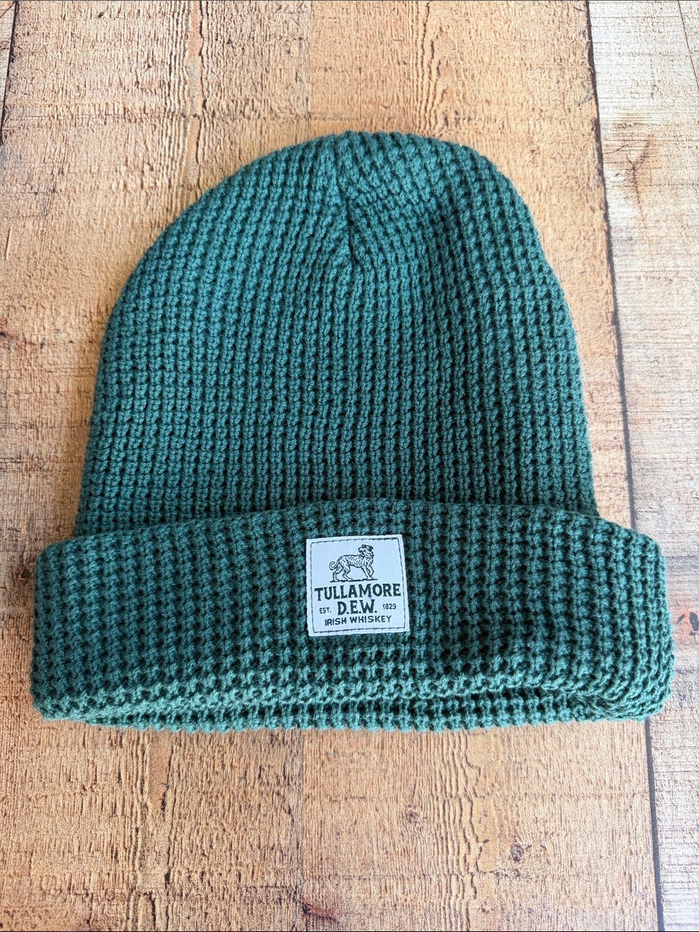 Tullamore D.E.W Irish Whisky Green Nit Beanie Unisex Hat